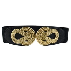 Vintage Knot Buckle Elastic Belt